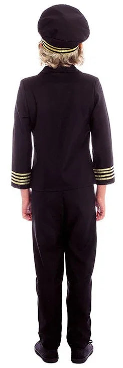 Disfraz de Piloto de Avión Comercial para Niño Pilotos y Aviadores Partilandia